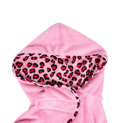 Dog Bathrobe - ORIGINAL Leopard Pink