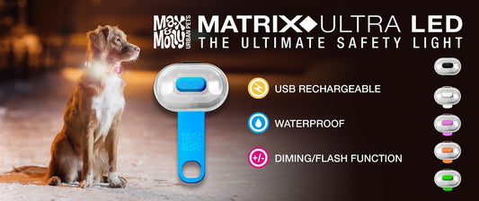Max & Molly Ultra Matrix LED Licht für Hunde bringt Sichtbarkeit und Sicherheit