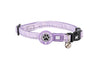 Max & Molly cat collar with safety buckle, bell, and ID tag – adjustable and comfortable for everyday wear.