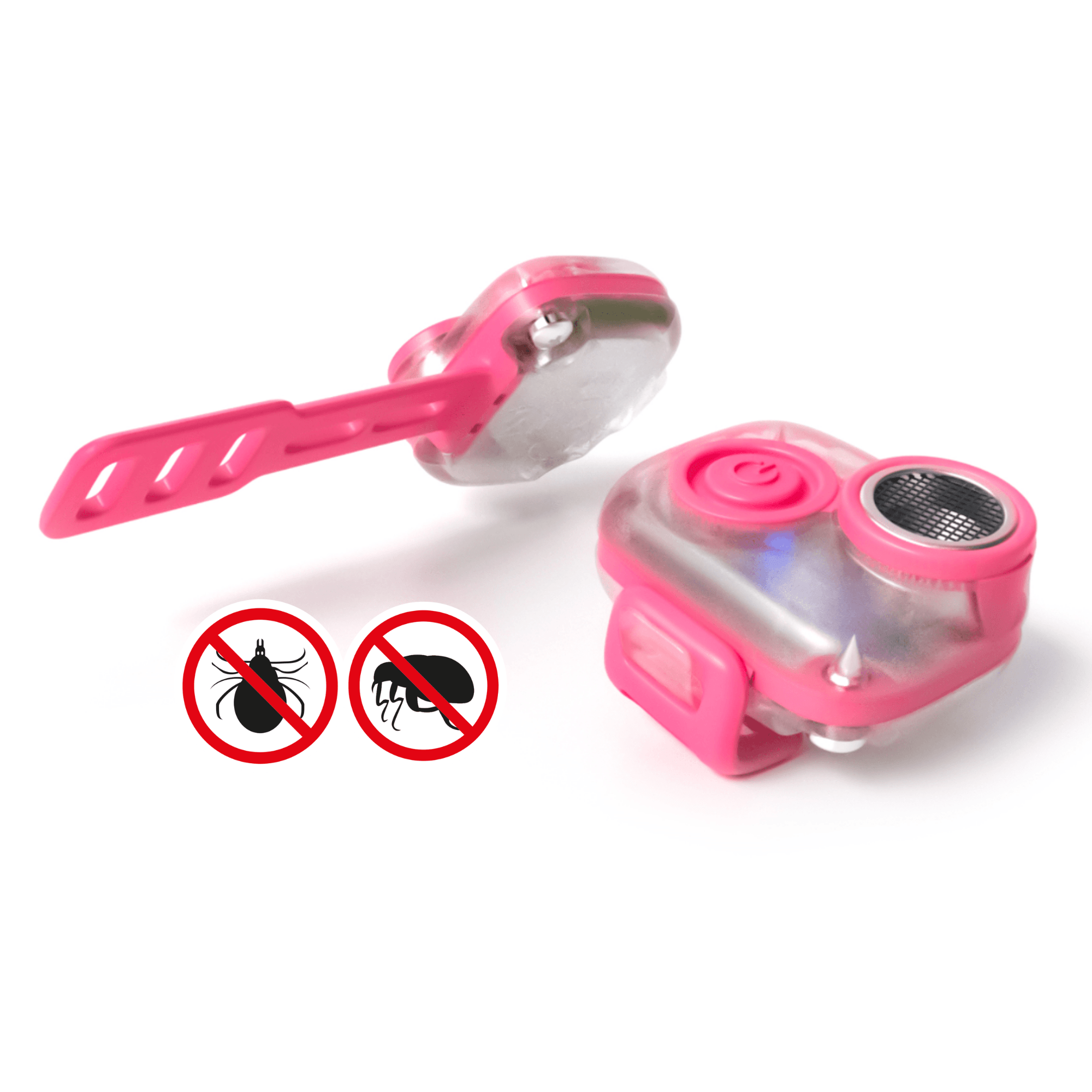 Soundshield MINI - 24/7 Ultrasonic Technology Against Ticks & Fleas - Rose
