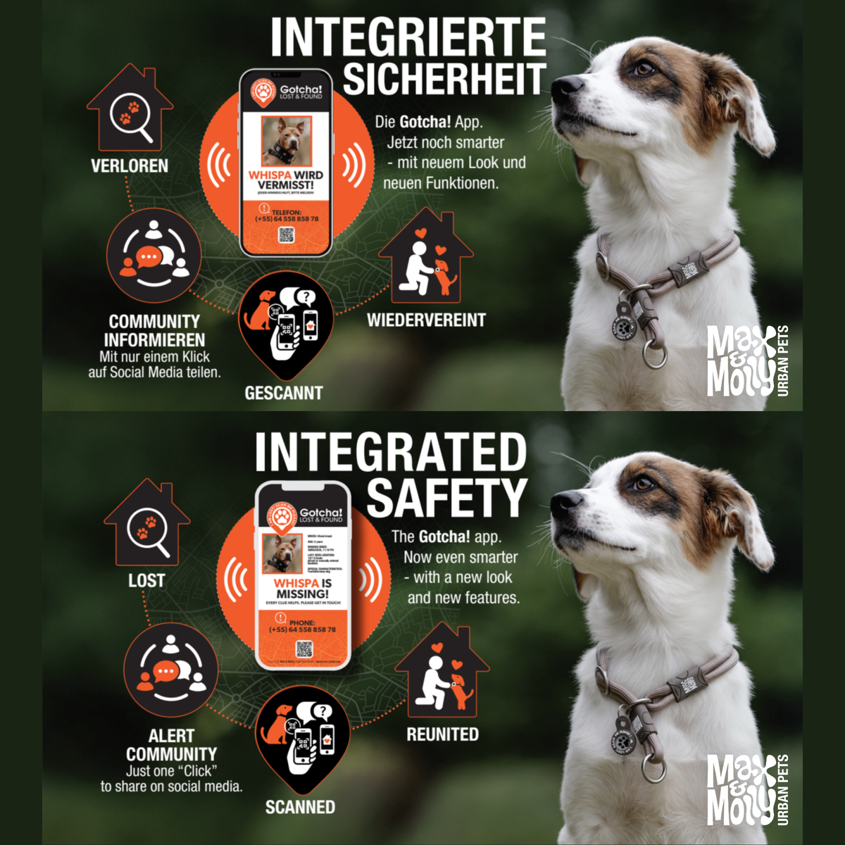 Gotcha! Smart Pet Tag - Matrix 2.0 Ocean