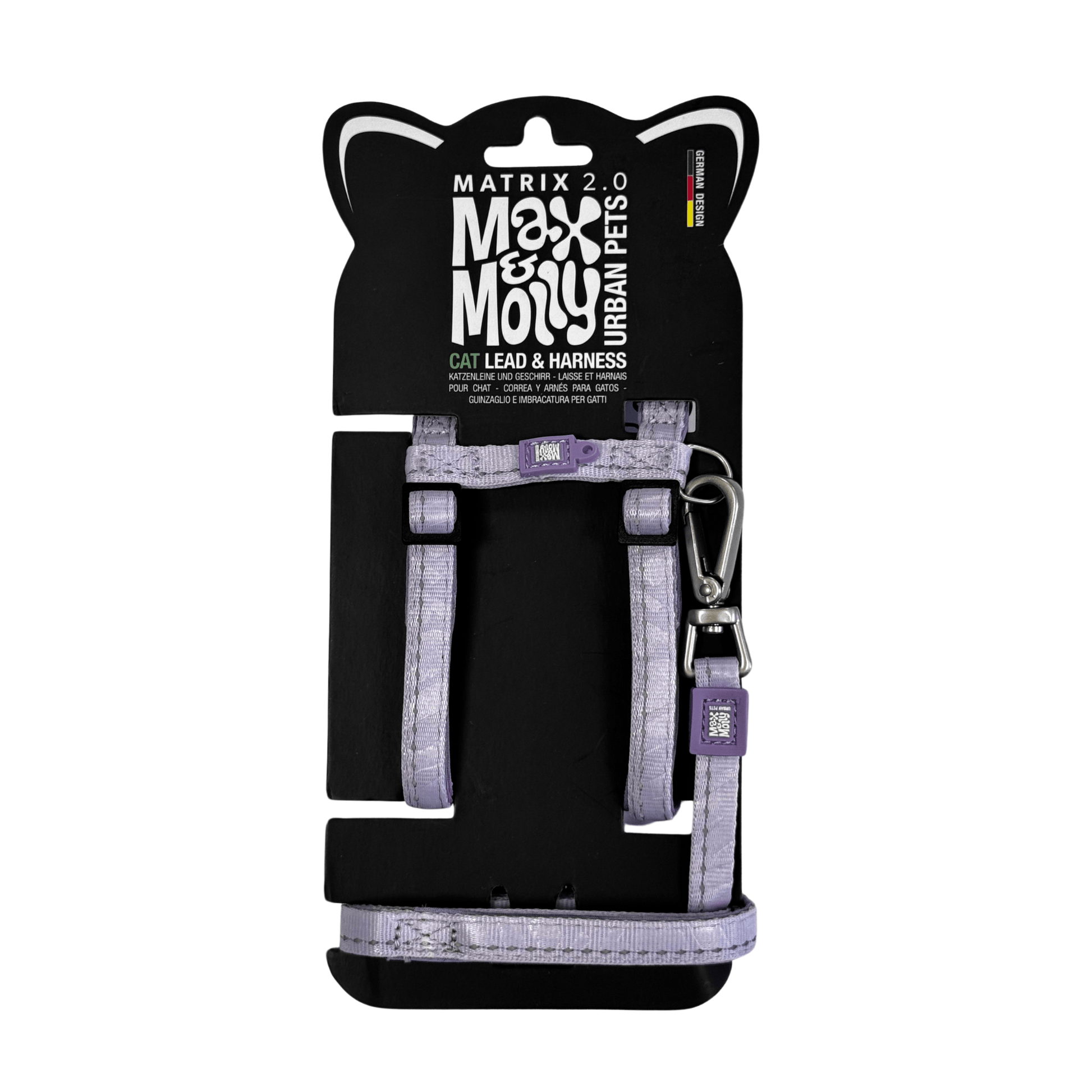 Max & Molly cat lead and harness – adjustable and comfortable for safe outdoor adventures with your cat.