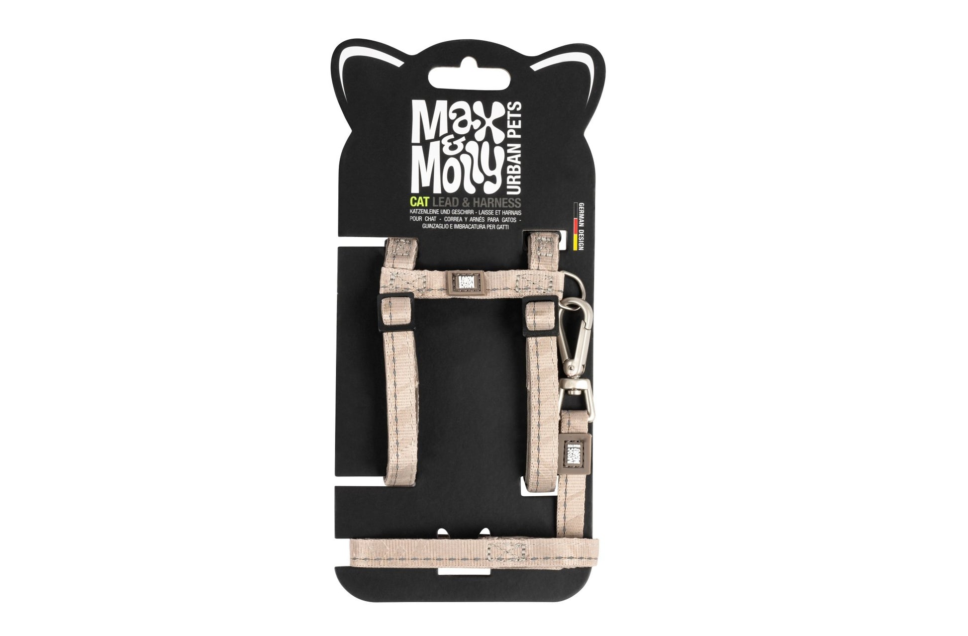 Max & Molly cat lead and harness – adjustable and comfortable for safe outdoor adventures with your cat.