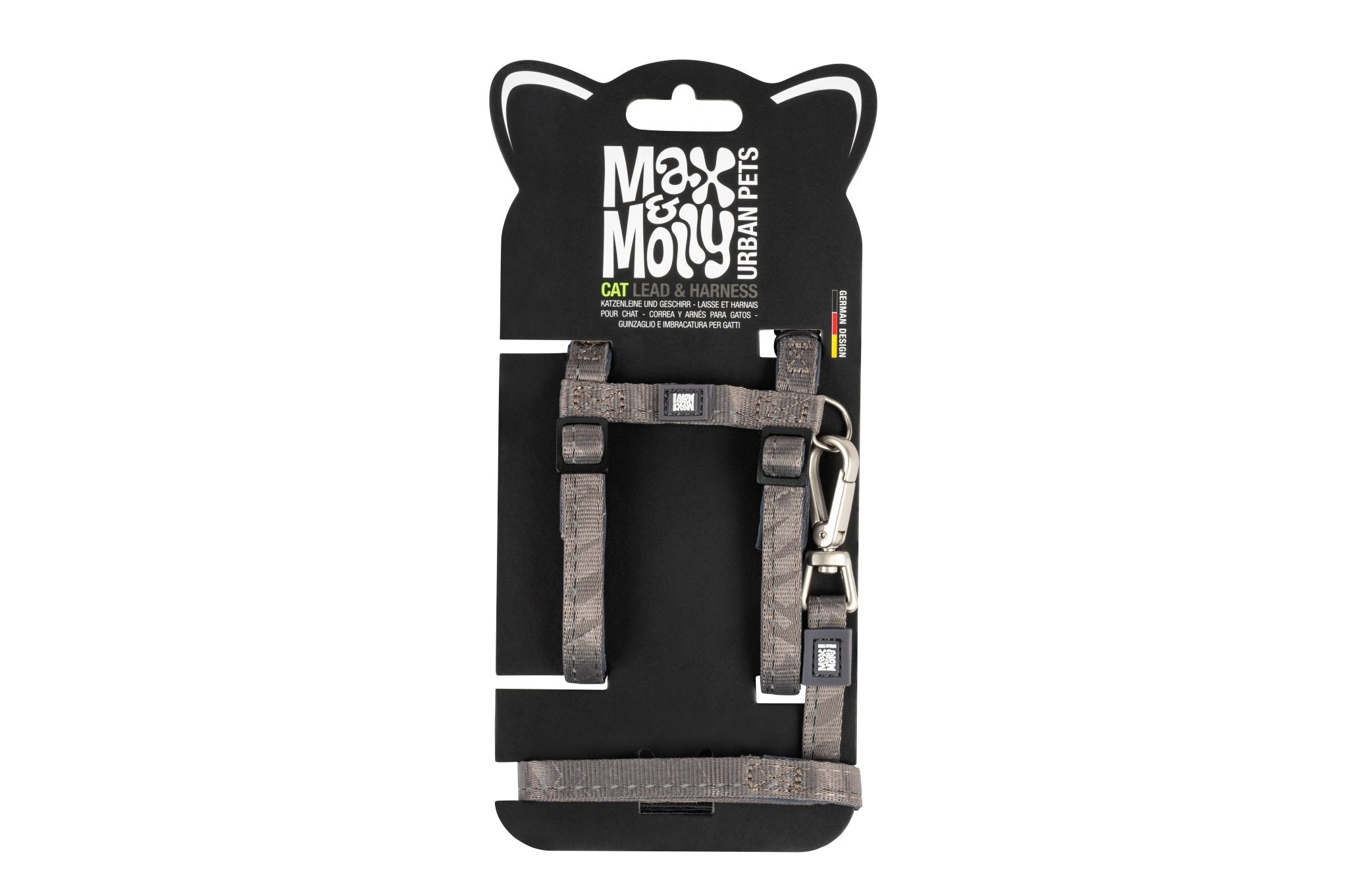Max & Molly cat lead and harness – adjustable and comfortable for safe outdoor adventures with your cat.