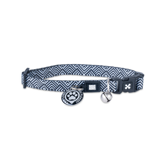 Gotcha! Smart ID Cat Collar - Mykonos Black