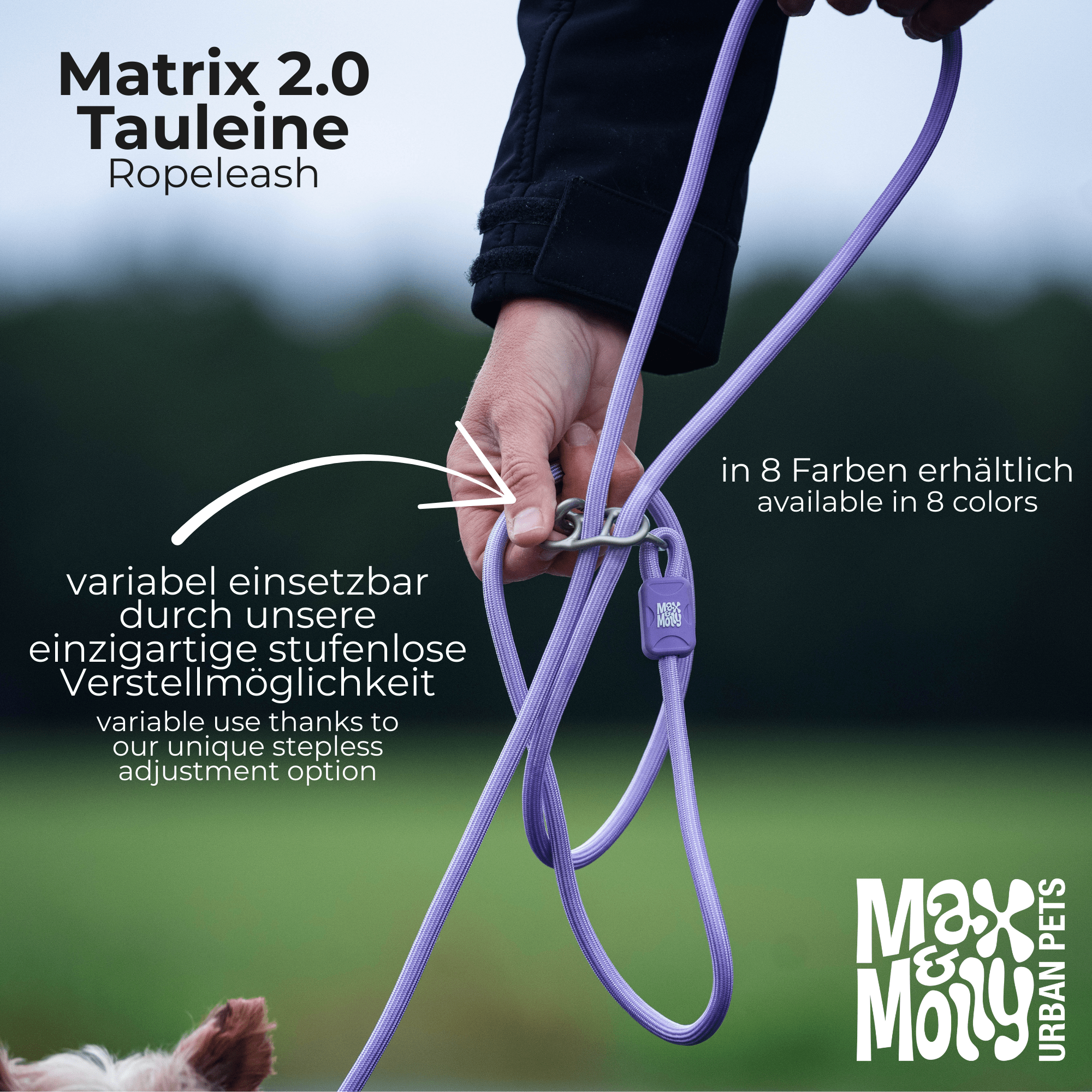 Rope Leash - MATRIX 2.0 Lavender