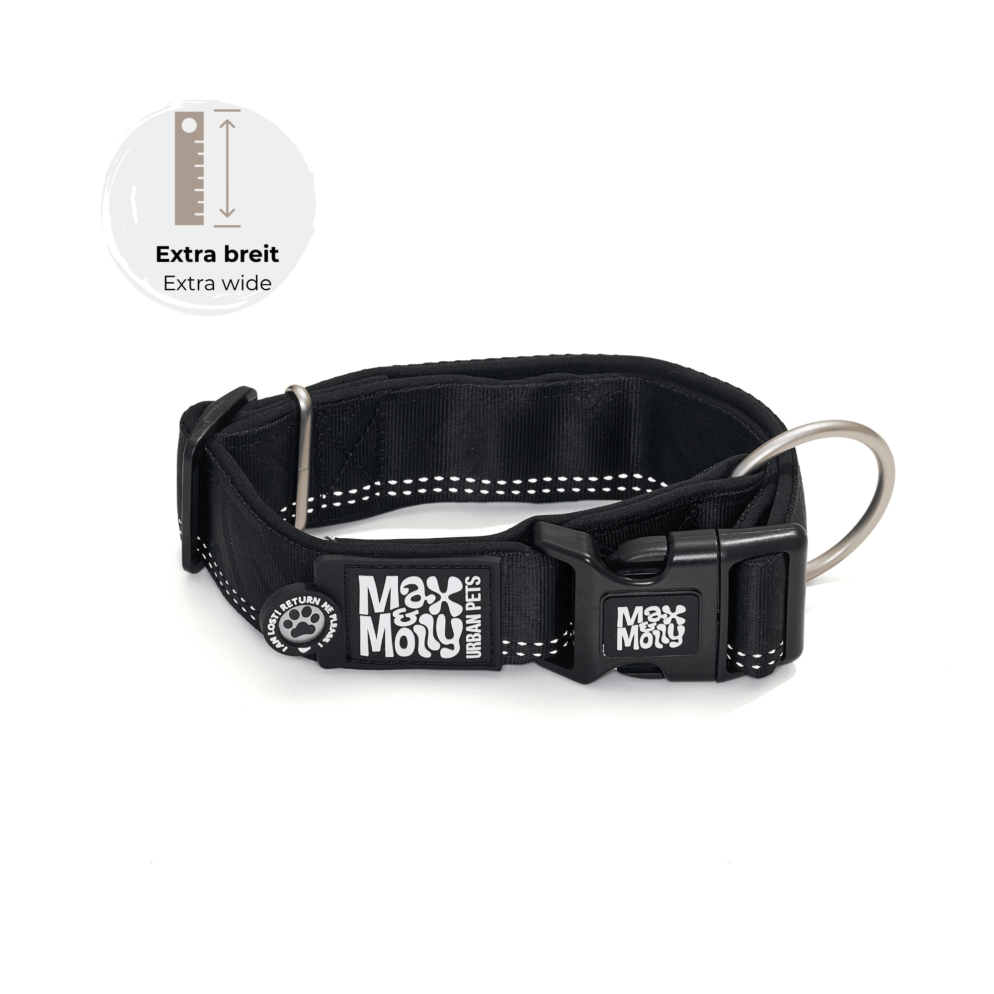 Smart ID Wide Collar - Matrix 2.0 Black