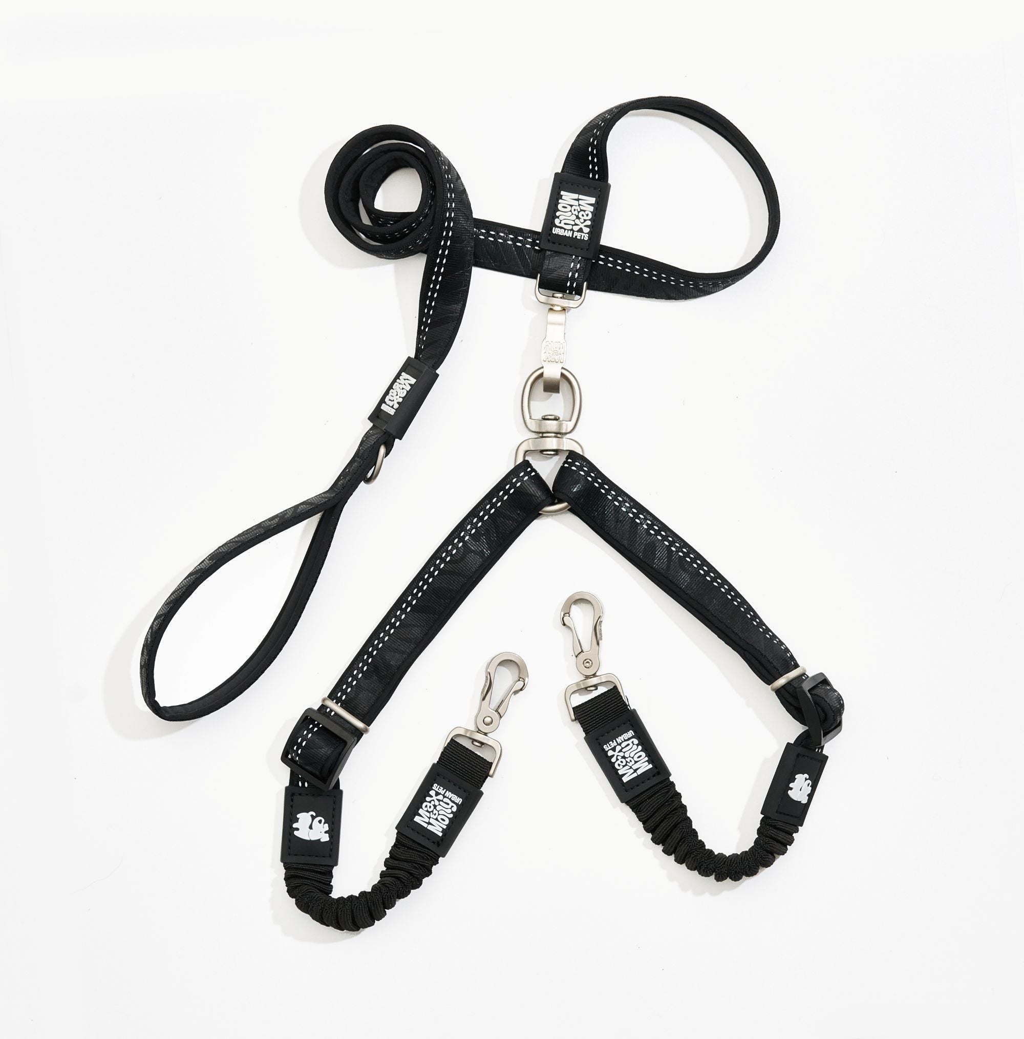 Safety Double Leash - Matrix 2.0 Black