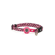 Smart ID Katzenhalsband - Leopard Pink