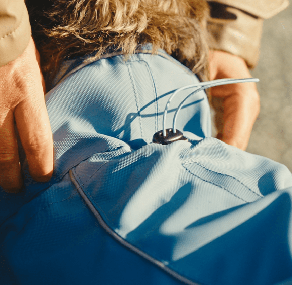 Regenmantel für Hunde - MATRIX 2.0 OCEAN