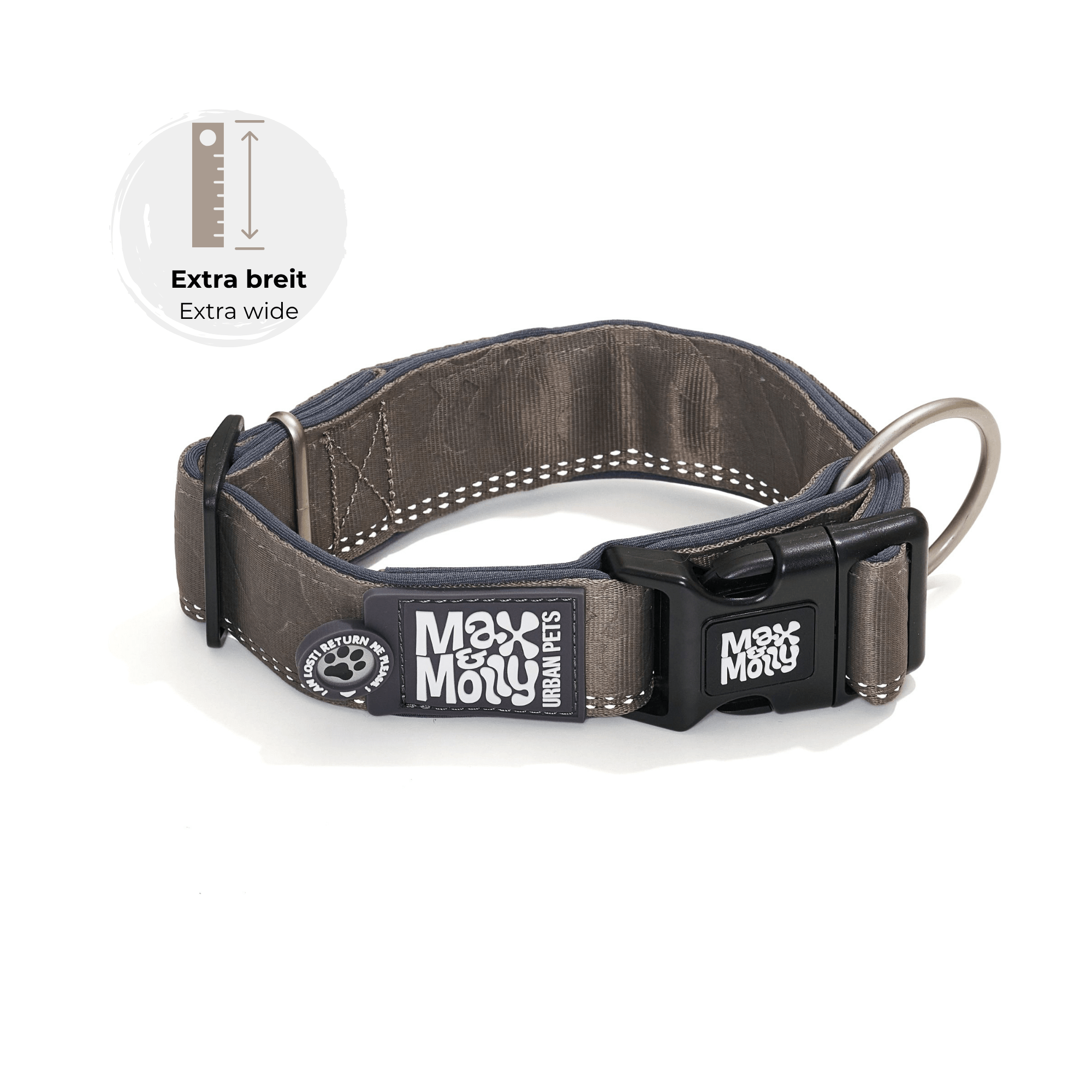 Smart ID Breites Halsband - Matrix 2.0 Stone