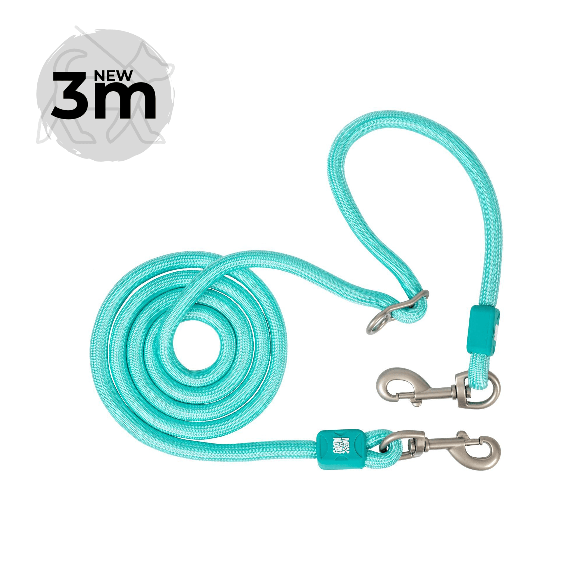 Rope Leash 3m Ø 10mm - Matrix 2.0 Turquoise