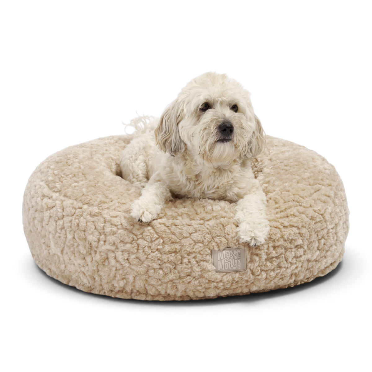 Dog Donut Bed - Luno Sheep Beige