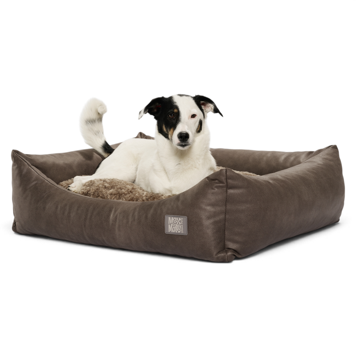 Dog Lounge Bed - Vela Urban Sheep Grey