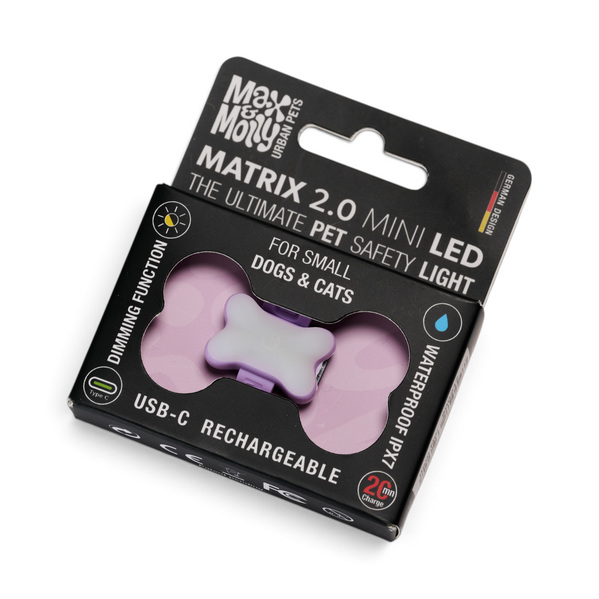 Matrix 2.0 Mini LED - Sicherheitslicht Lavendel