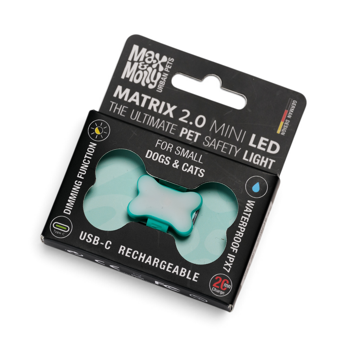 Matrix 2.0 Mini LED - Safety Light Turquoise