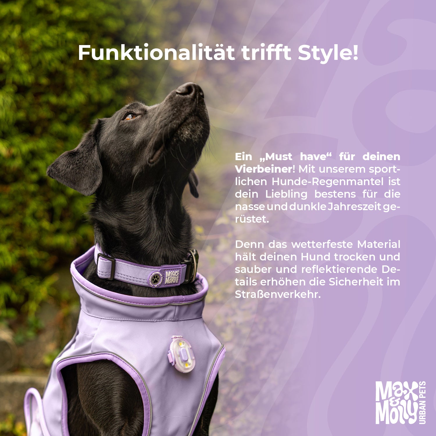 Regenmantel für Hunde - MATRIX 2.0 OCEAN