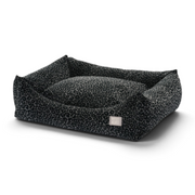 Dog Lounge Bed - Vela Leo Black