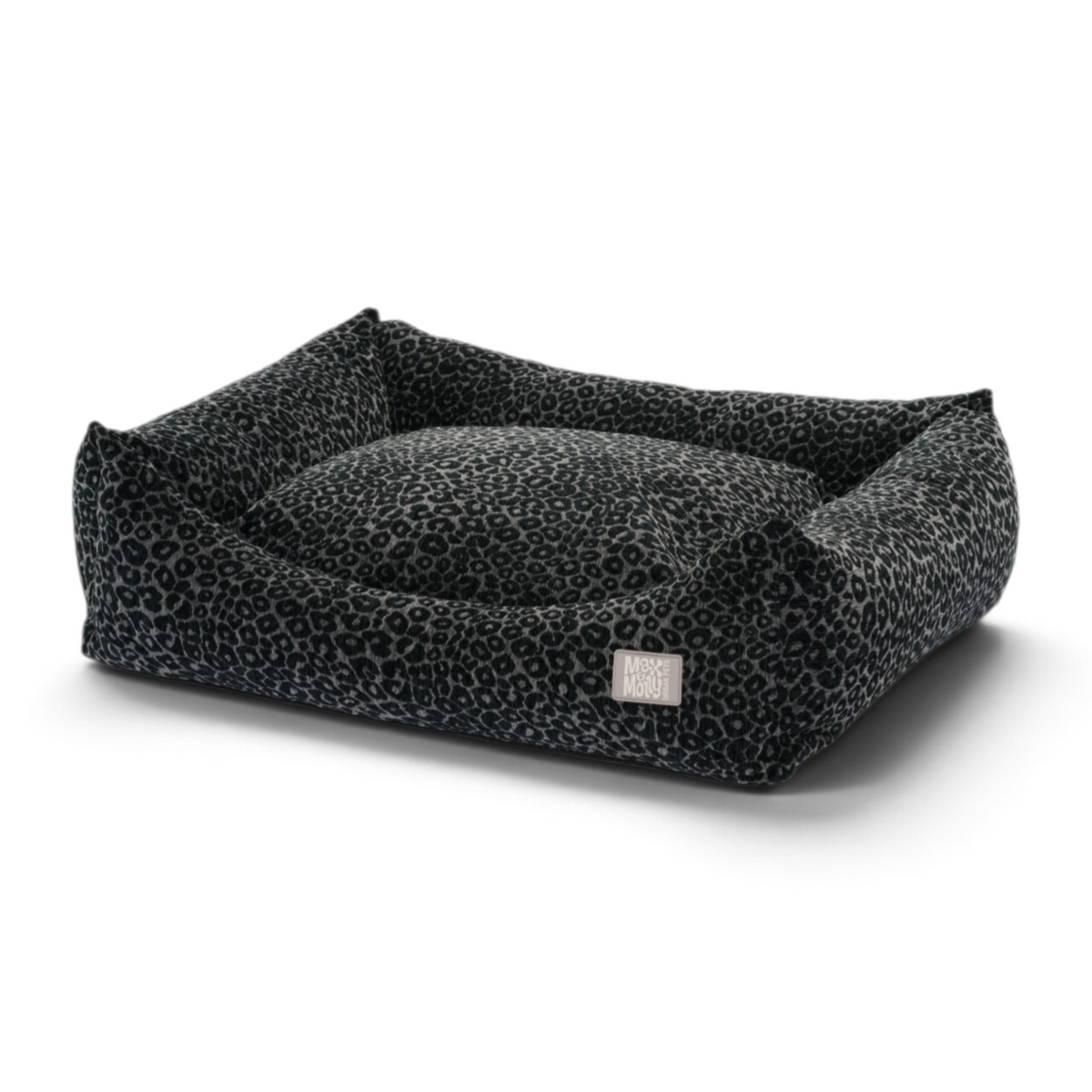 Dog Lounge Bed - Vela Leo Black