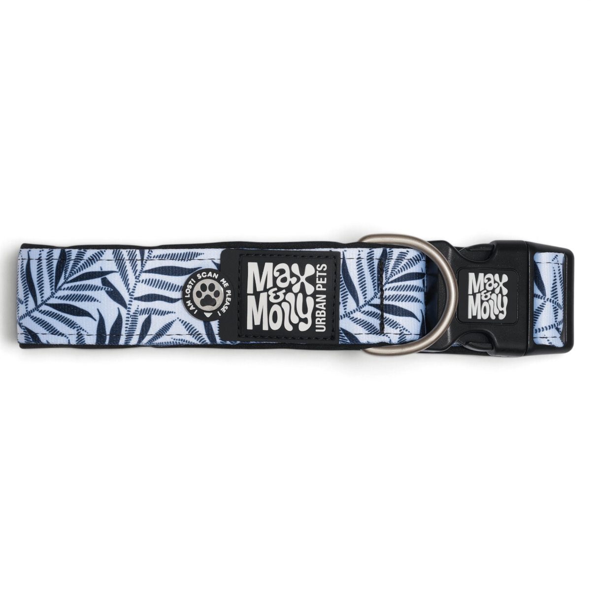 Gotcha! Smart ID Breites Hunde Halsband - Garden