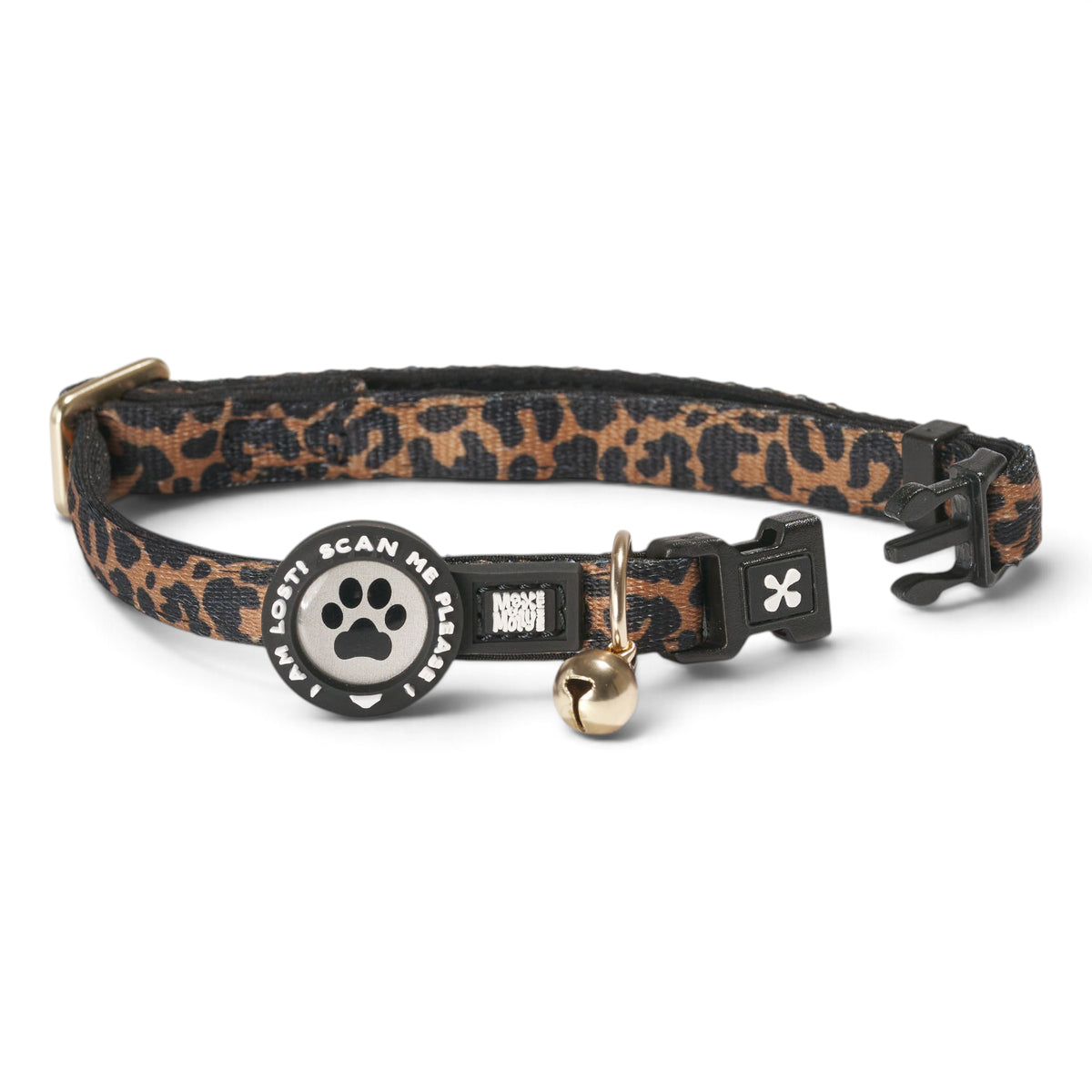 Gotcha! Smart ID Cat Collar - Leo Brown