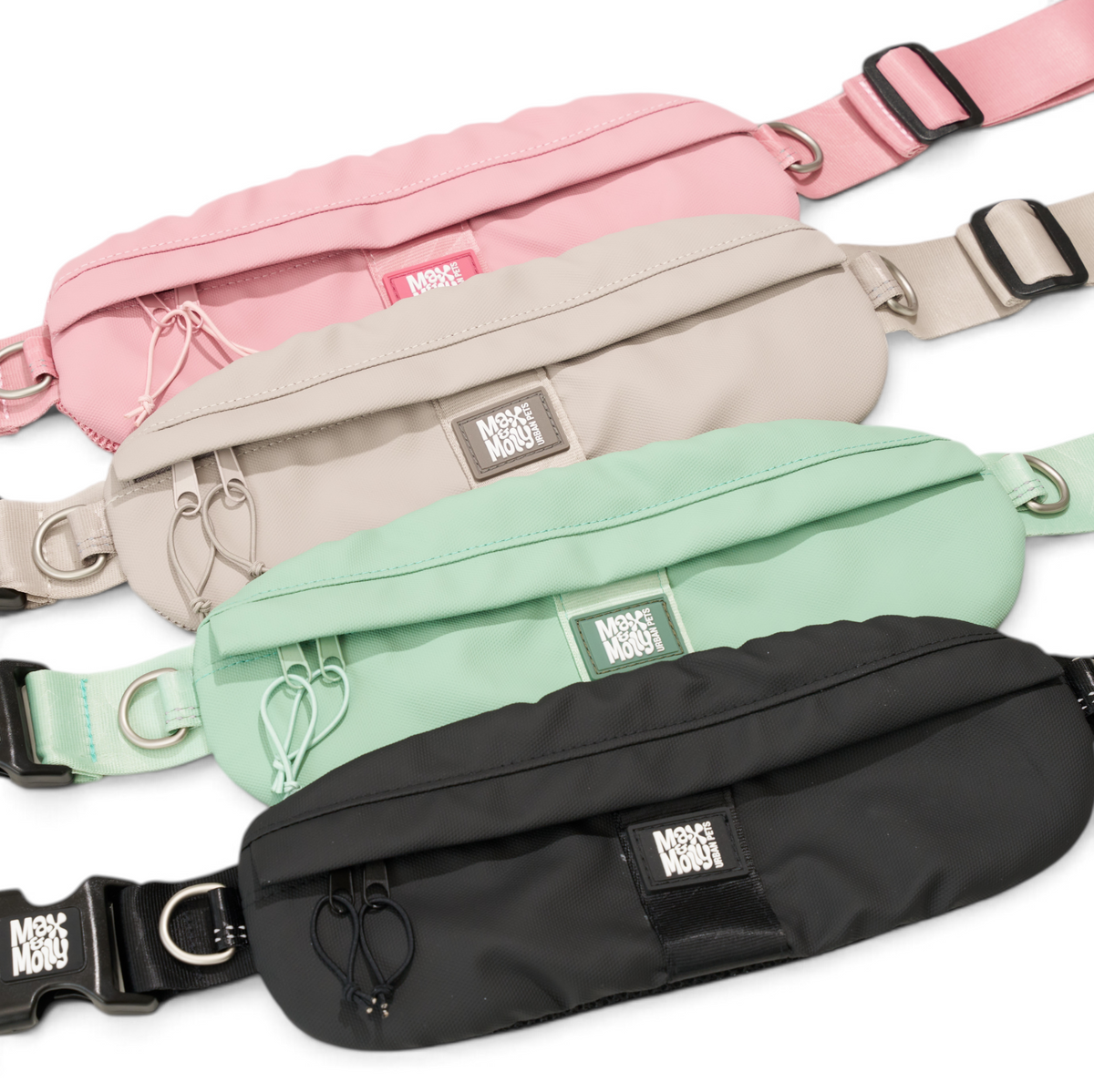 Joggingleine mit Gürteltasche - Matrix 2.0 Rose