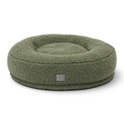 Dog Donut Bed - Luno Teddy Green