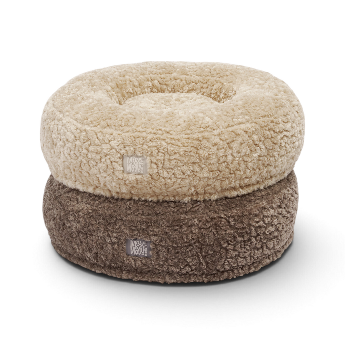 Dog Donut Bed - Luno Sheep Beige