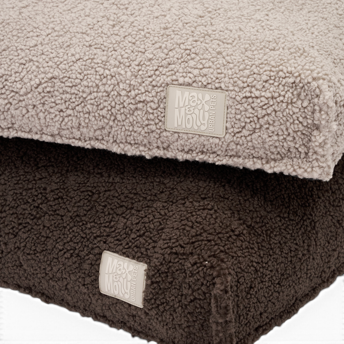 Dog Mattress Bed - Kivo Teddy Beige