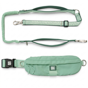 Joggingleine mit Gürteltasche - Matrix 2.0 Jade