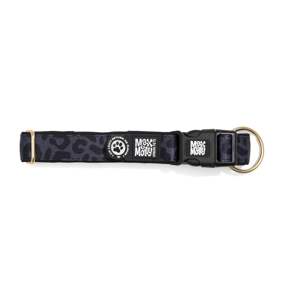 Gotcha! Smart ID Dog Collar - Leo - Black