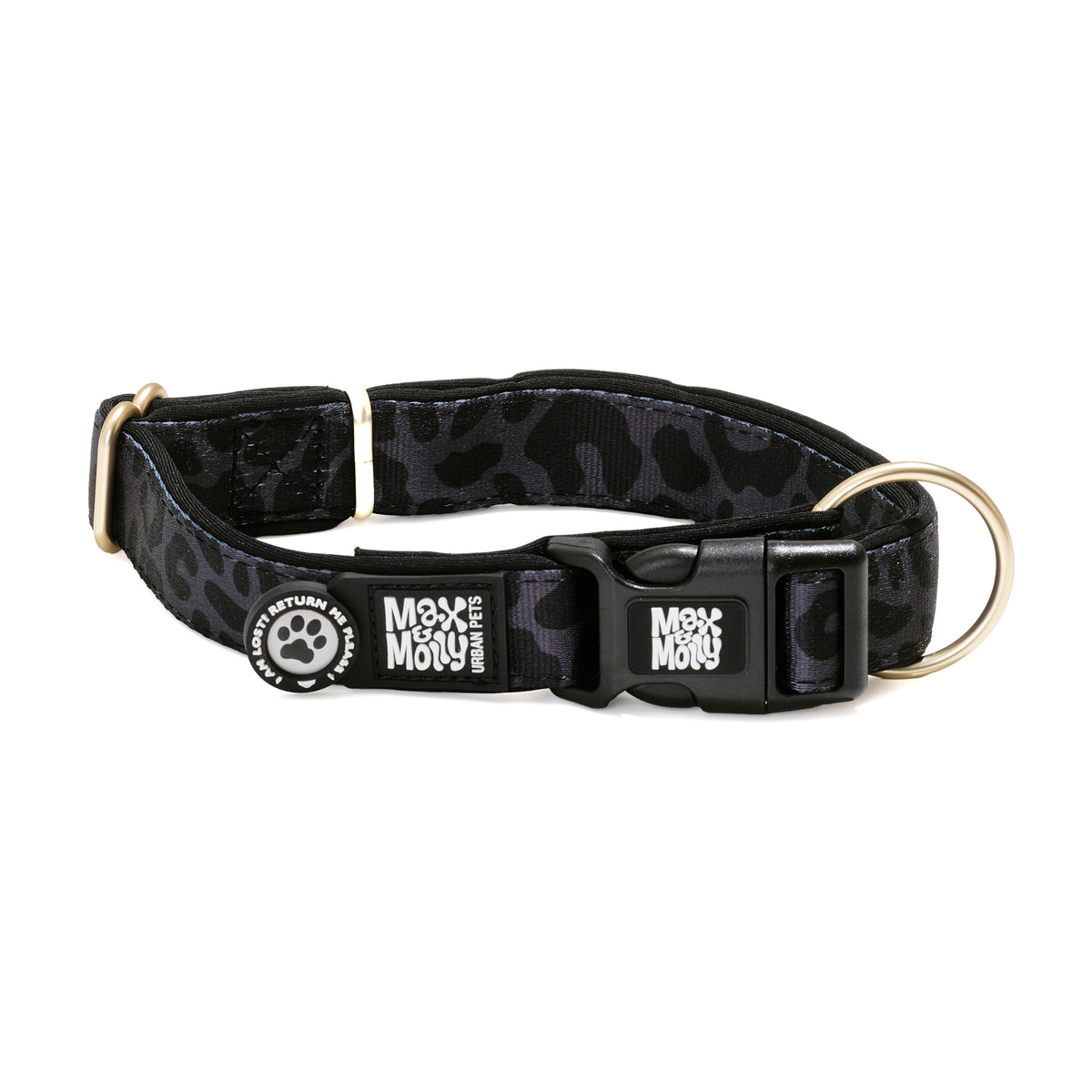 Gotcha! Smart ID Dog Collar - Leo - Black