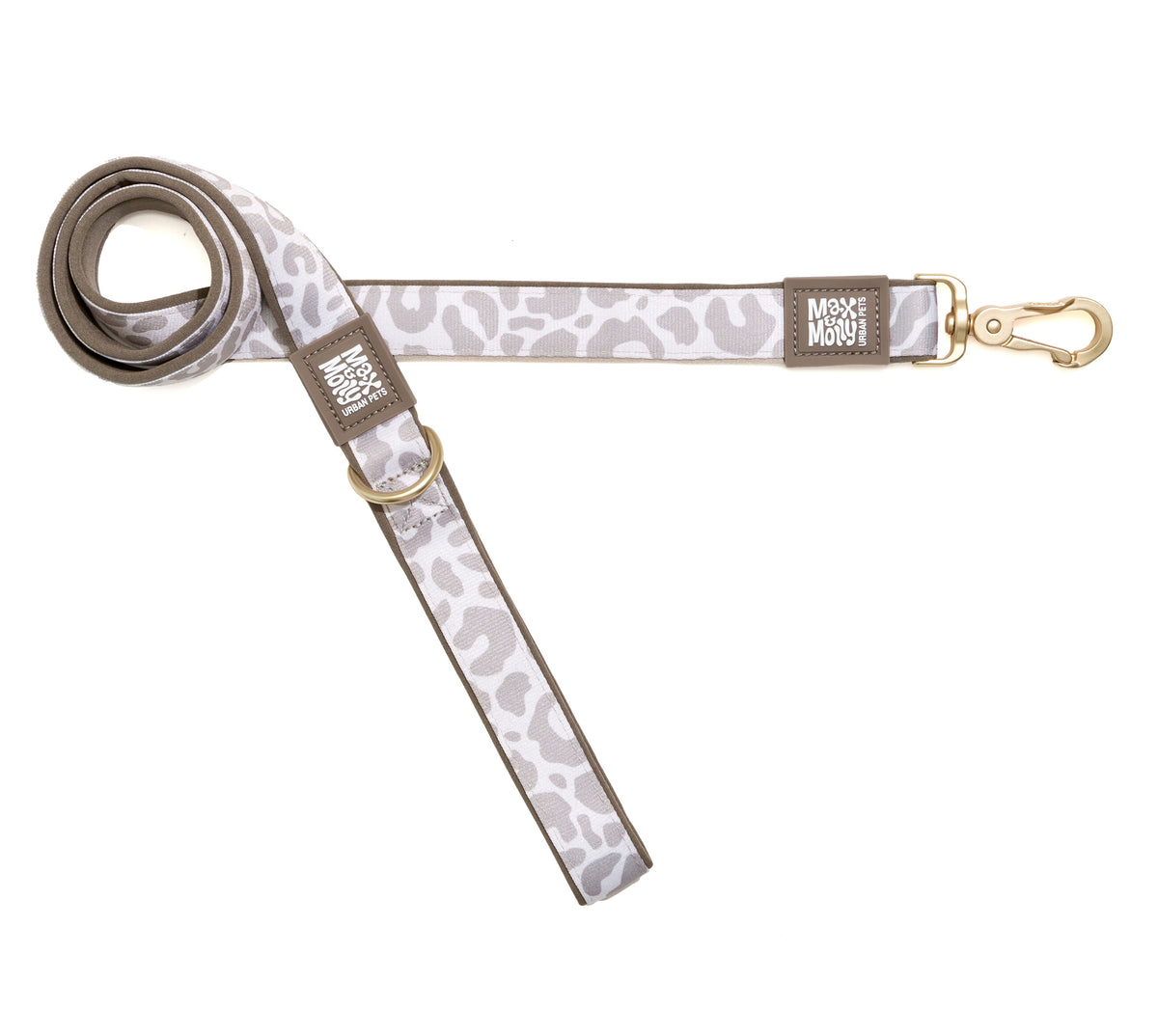 Short Dog Leash - Leo - Beige