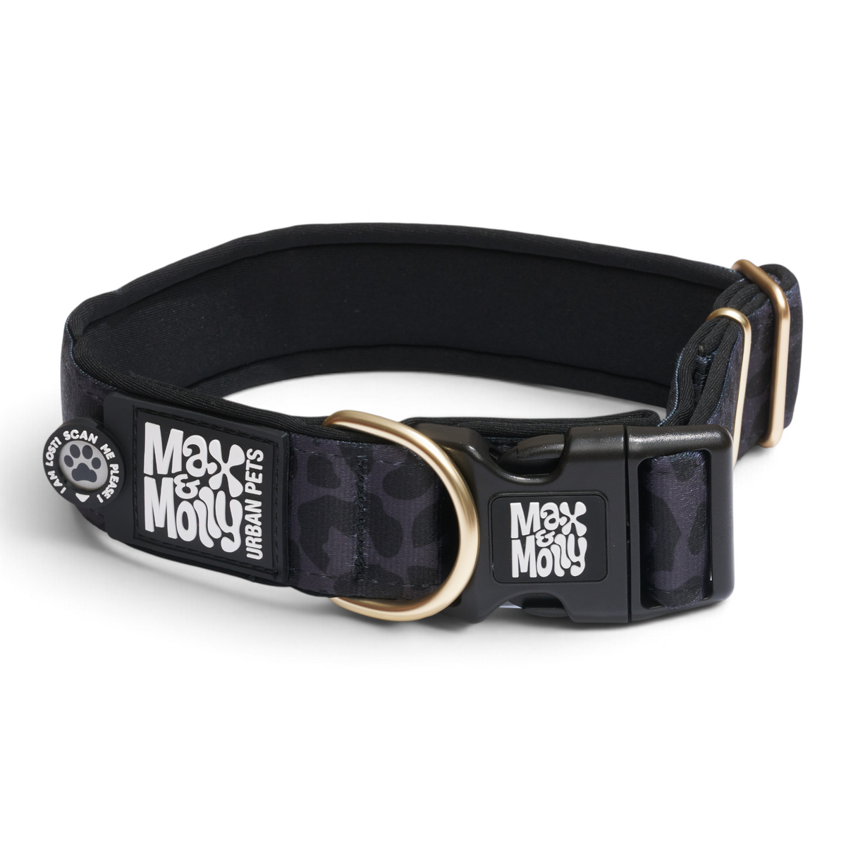 Gotcha! Smart ID Wide Collar - Leo Black