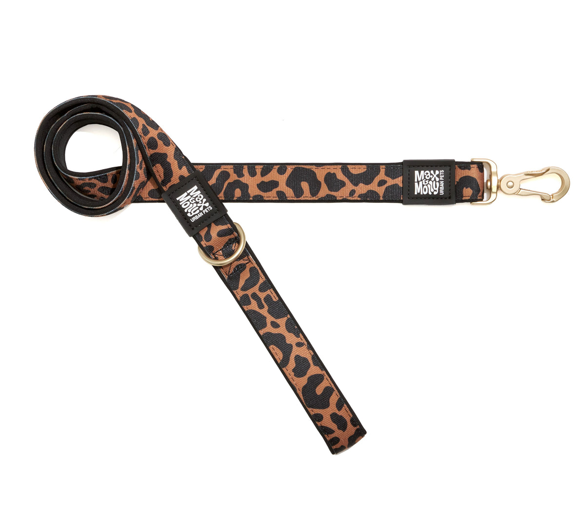 Short Dog Leash - Leo - Brown
