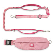 Joggingleine mit Gürteltasche - Matrix 2.0 Rose
