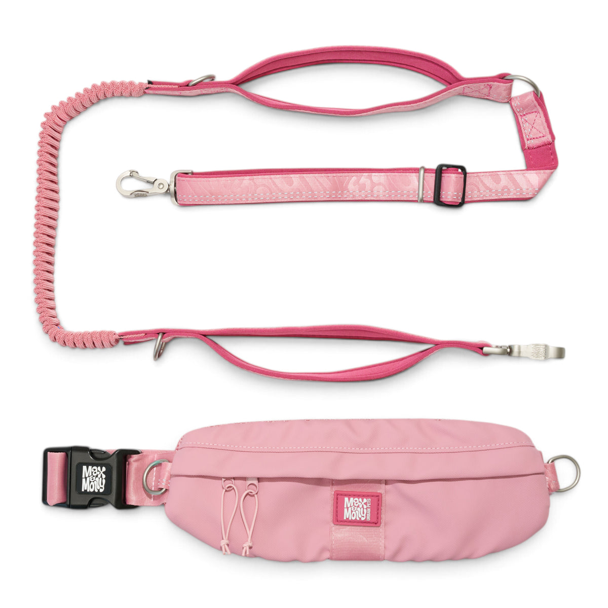 Joggingleine mit Gürteltasche - Matrix 2.0 Rose