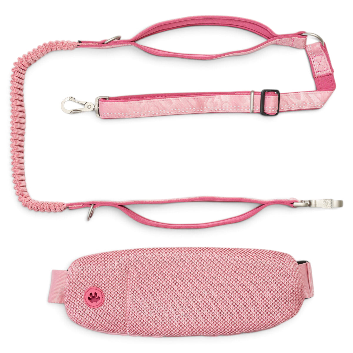 Joggingleine mit Gürteltasche - Matrix 2.0 Rose