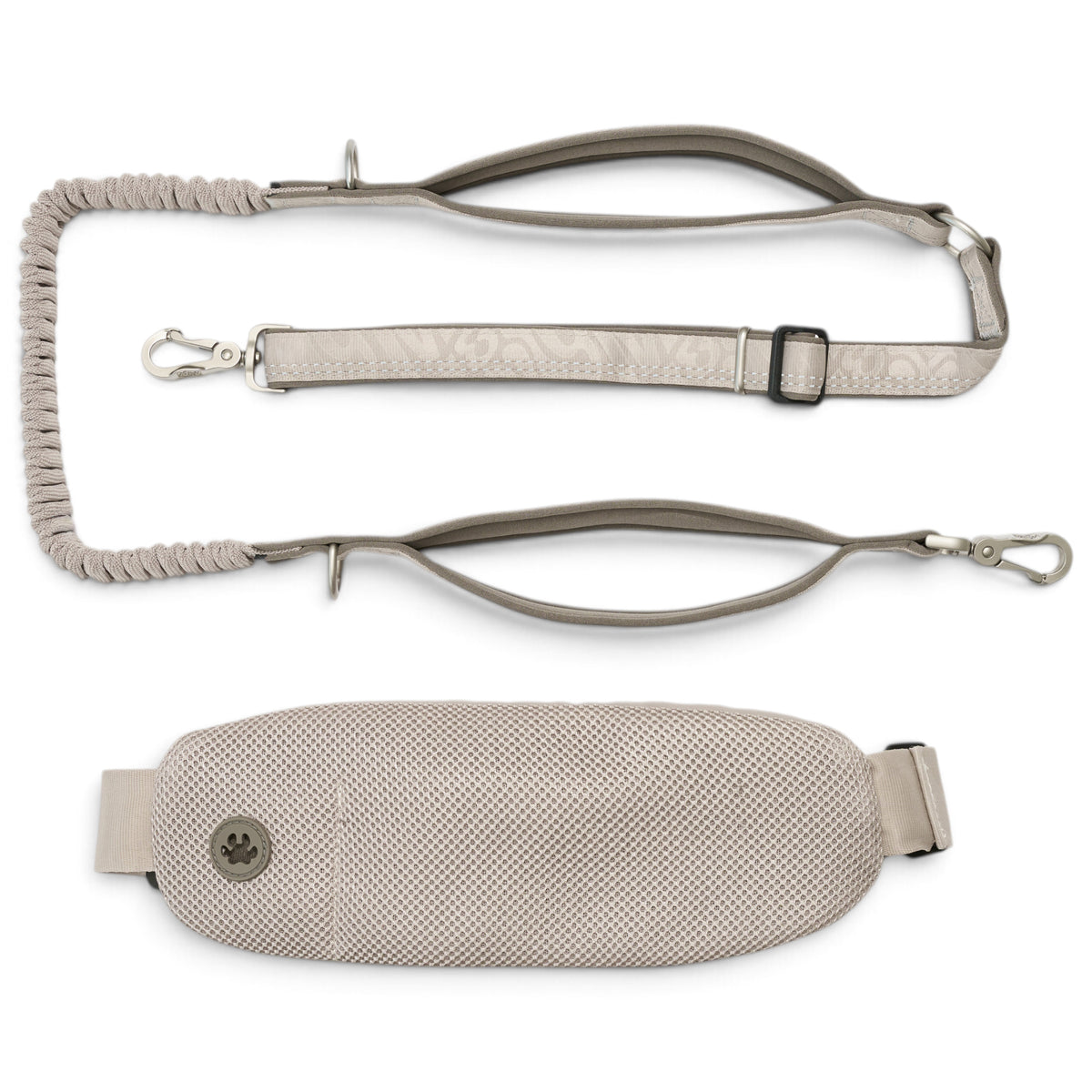 Joggingleine mit Gürteltasche - Matrix 2.0 Sand