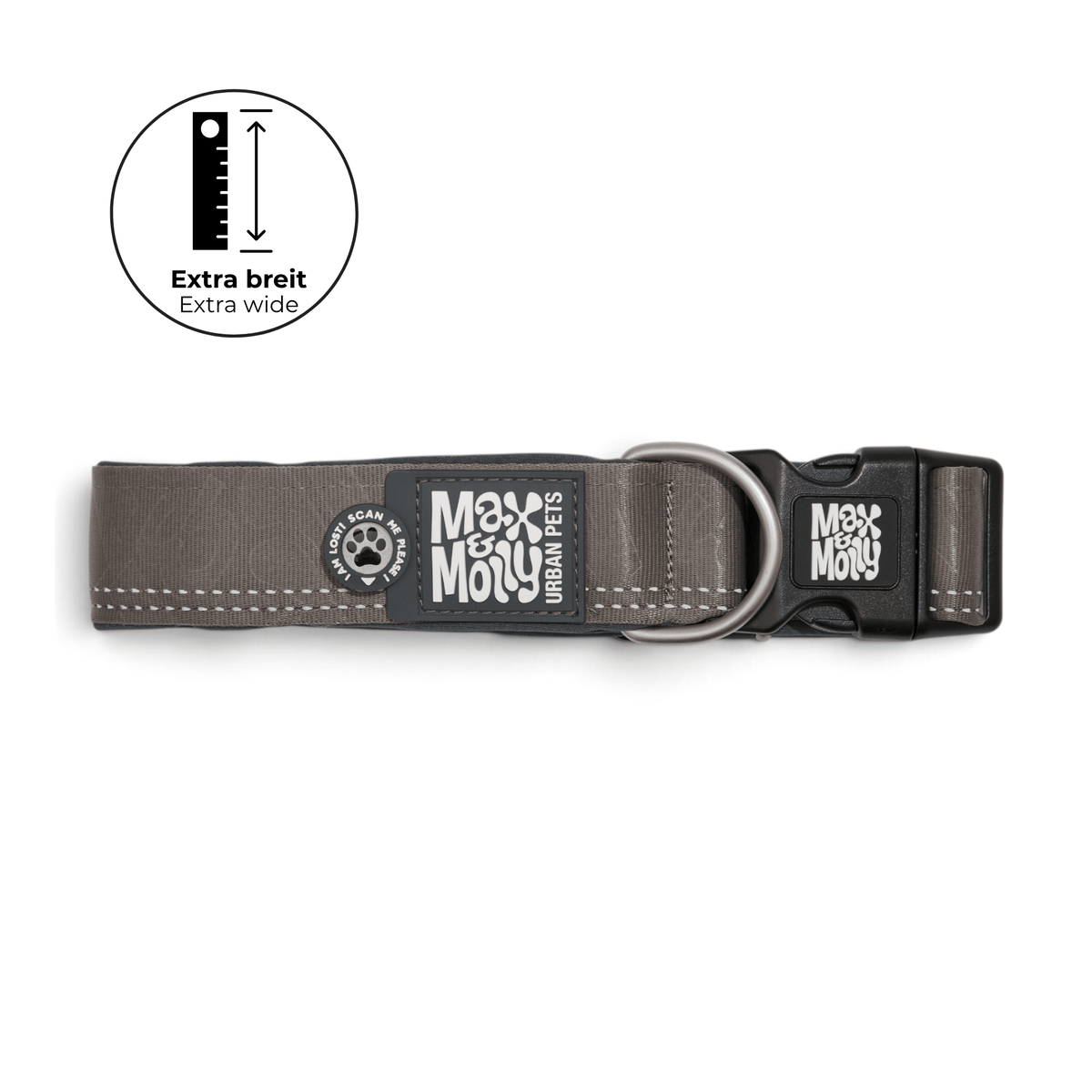 Gotcha! Smart ID Breites Halsband - Matrix 2.0 Stone