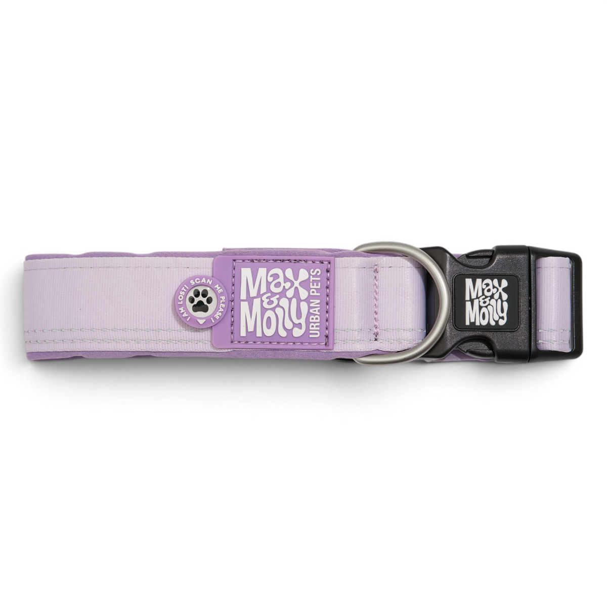 Gotcha! Smart ID Breites Halsband - Matrix 2.0 Lavendel