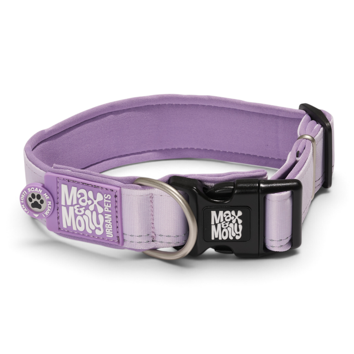 Gotcha! Smart ID Breites Halsband - Matrix 2.0 Lavendel