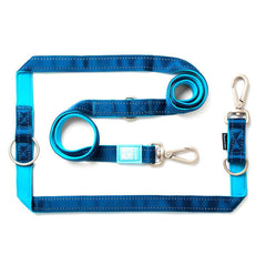 Multi Function Leash - Matrix Sky Blue